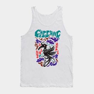 Enggang Bird (Hornbill Bird) Tank Top